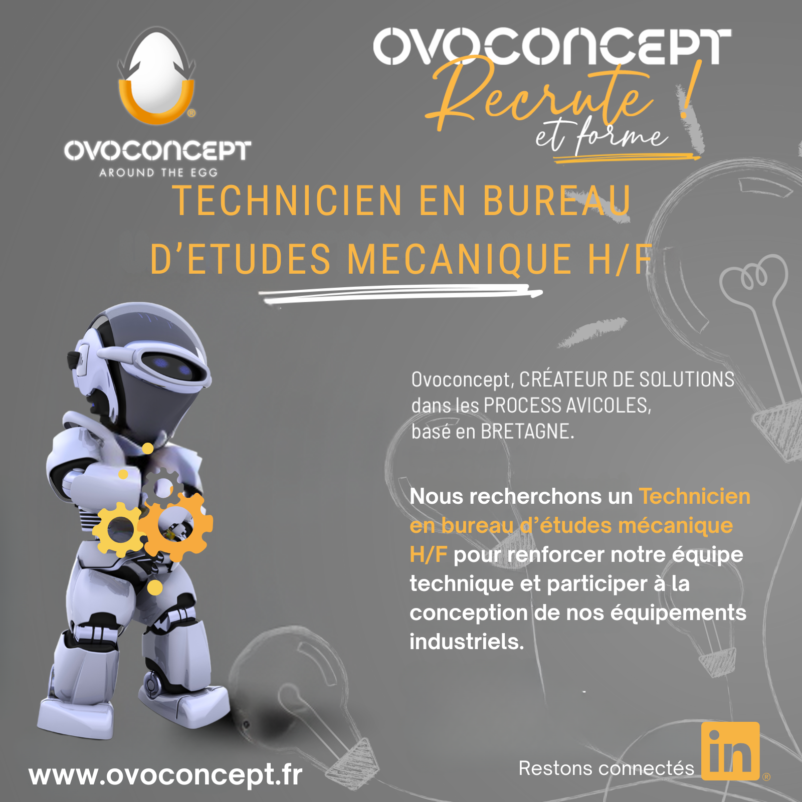 Recrutement technicien BE mécanique