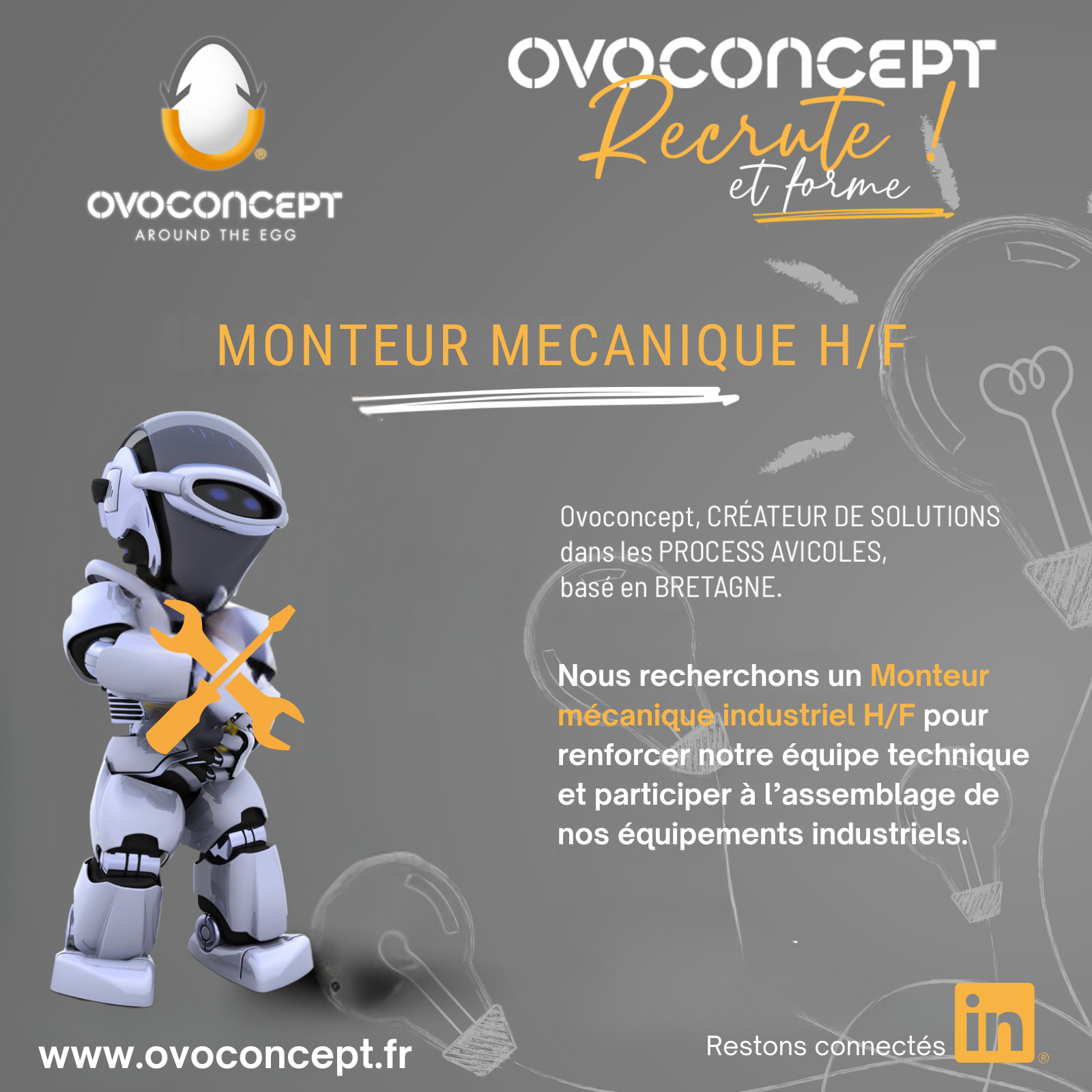 Recrutement monteur mécanique H/F